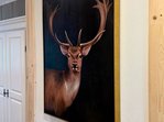 Liebe zum Detail – der Hirschkopf als unser Haussymbol.