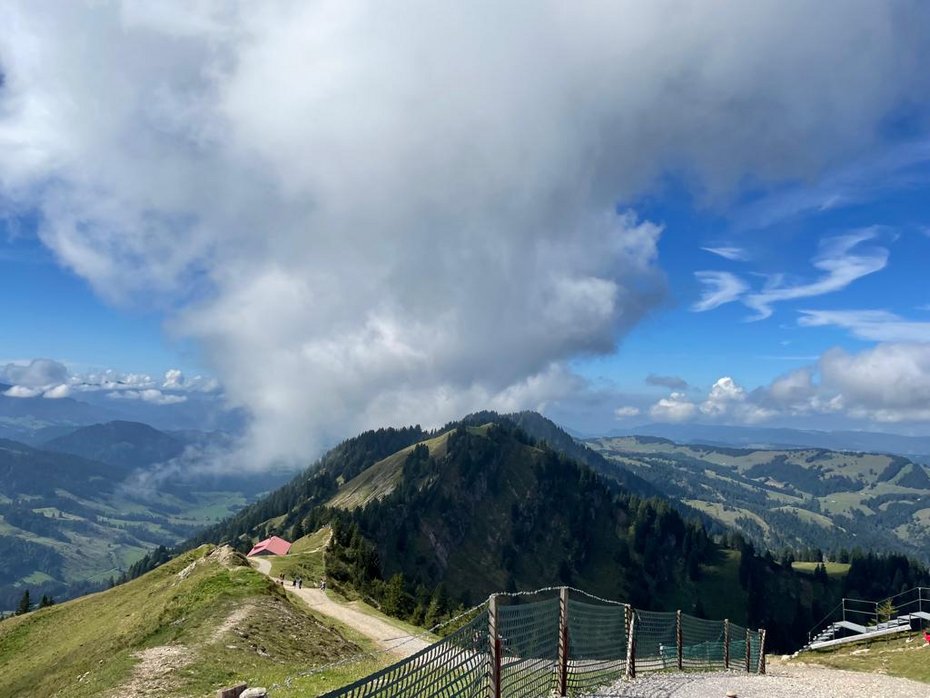 Terrassenausblick nach Süden